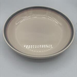 Pfaltzgraff Pie Baking Dish Plate Aura Pink‎ Stripes 9.25"